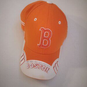 City Hunter Boston Red Sox Orange & White 3D Baseball Hat